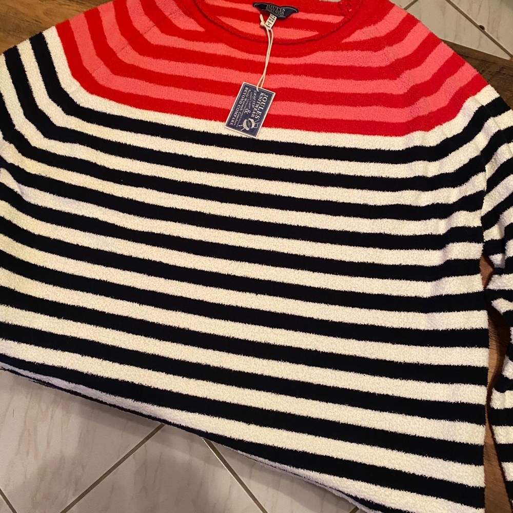 Joules Seaport striped sweater US 2 NWTS - Picture 8 of 9